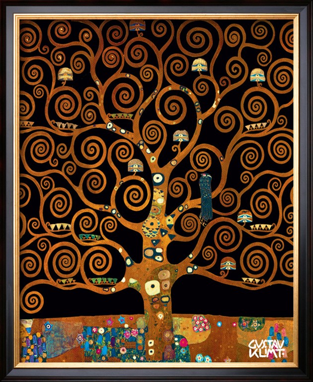 UNDER THE TREE OF LIFE - Gustav Klimt Paintings